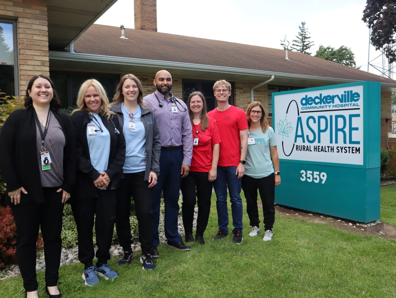 Deckerville employees are dedicated individuals who are part of the Aspire medical group.